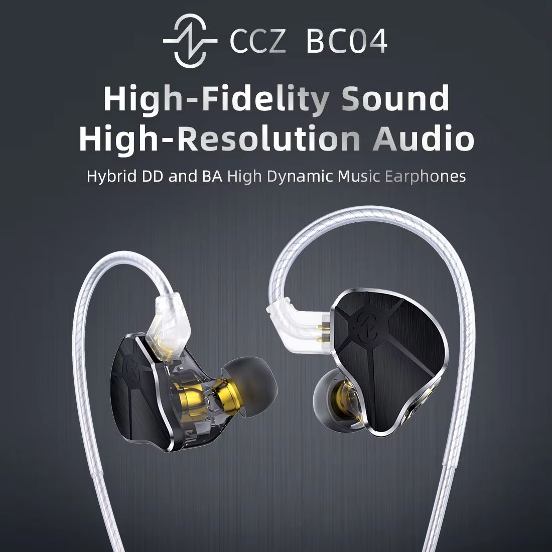 CCZ BC04 1DD+1BA Hybrid IEM He - đánh giá và giá Office Tech Essentials