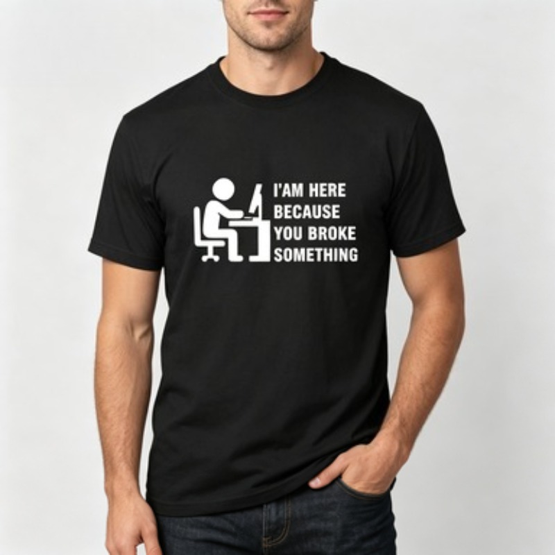 Soft Cotton Men T-shirt Tech S - đánh giá và giá Tech Office Wear Men
