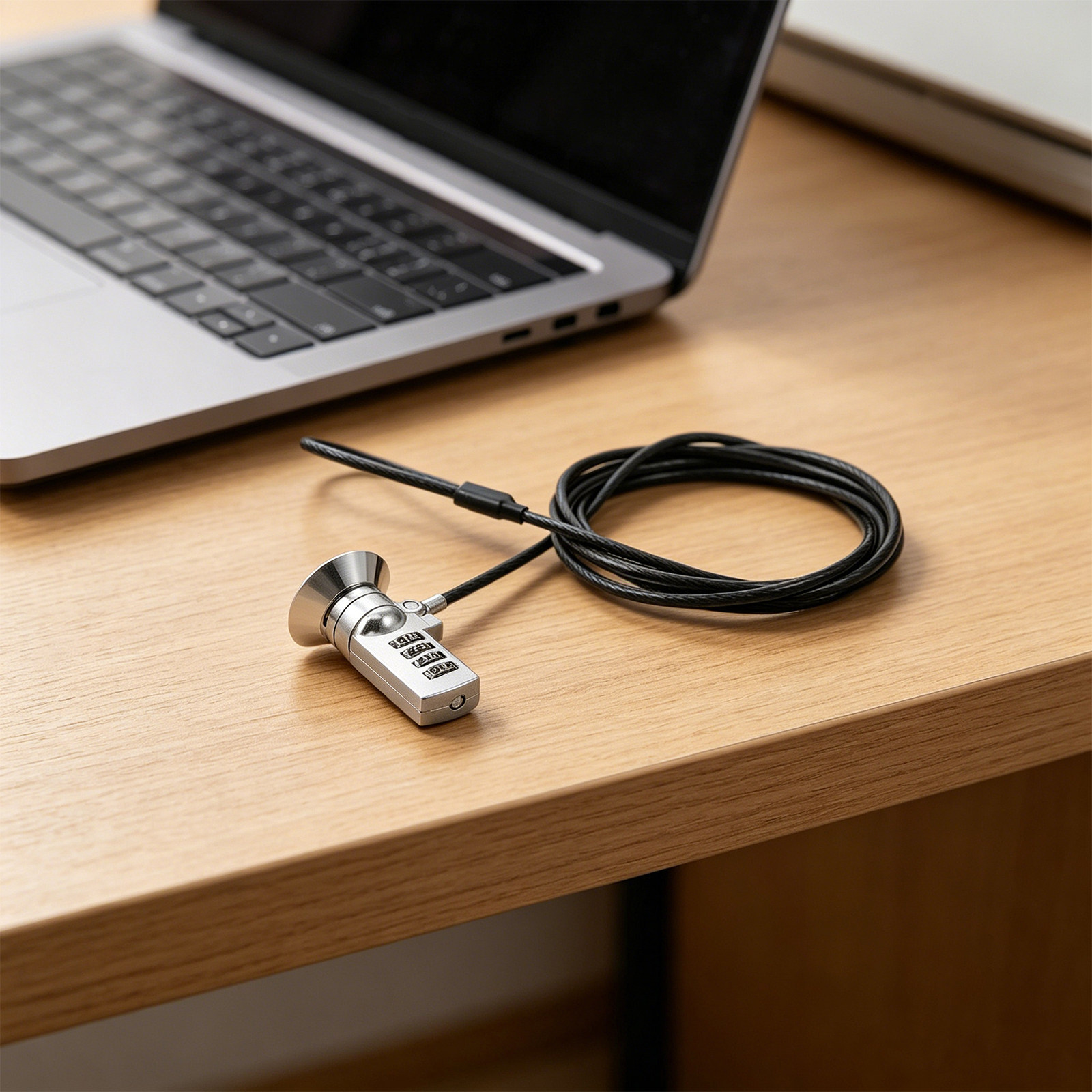 1Set Combination Laptop Lock 4 - đánh giá và giá Cable Lock Laptop