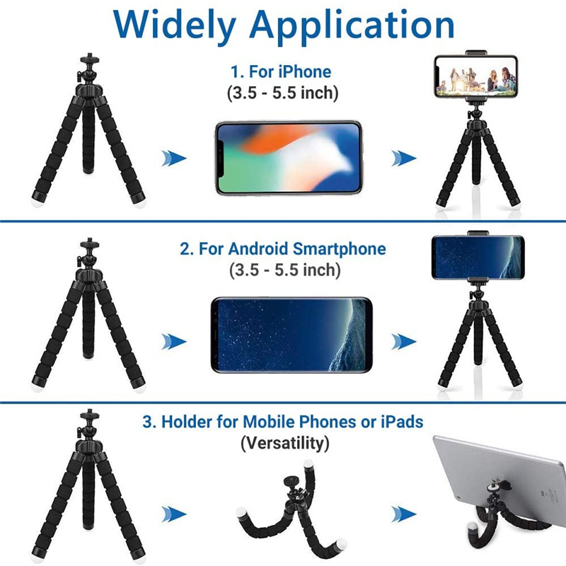 Mini Universal Octopus Tripod  - đánh giá và giá Webcam Stand Clip