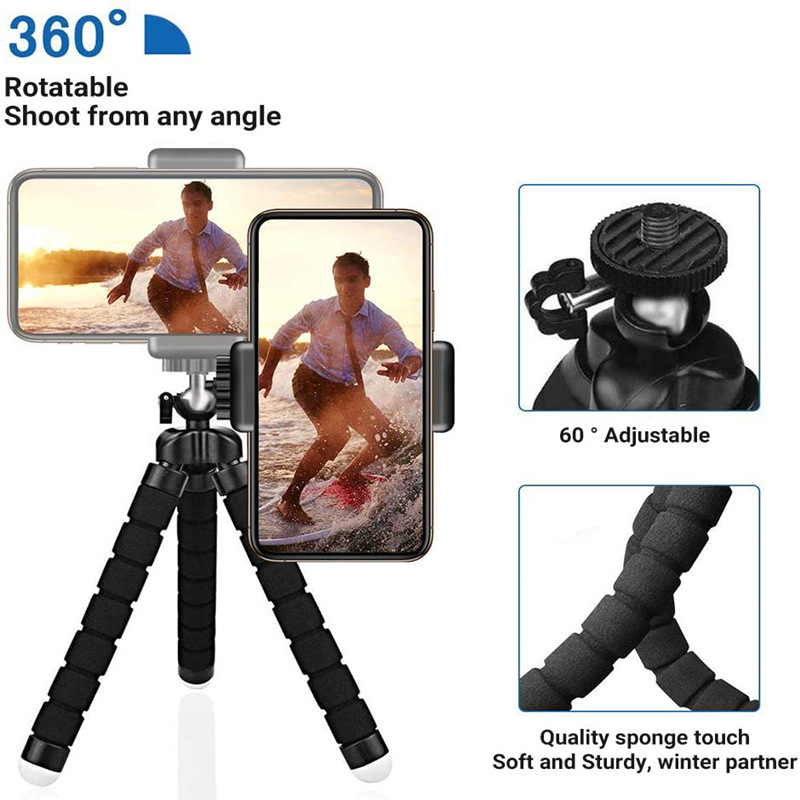 Mini Universal Octopus Tripod  - đánh giá và giá Webcam Stand Clip