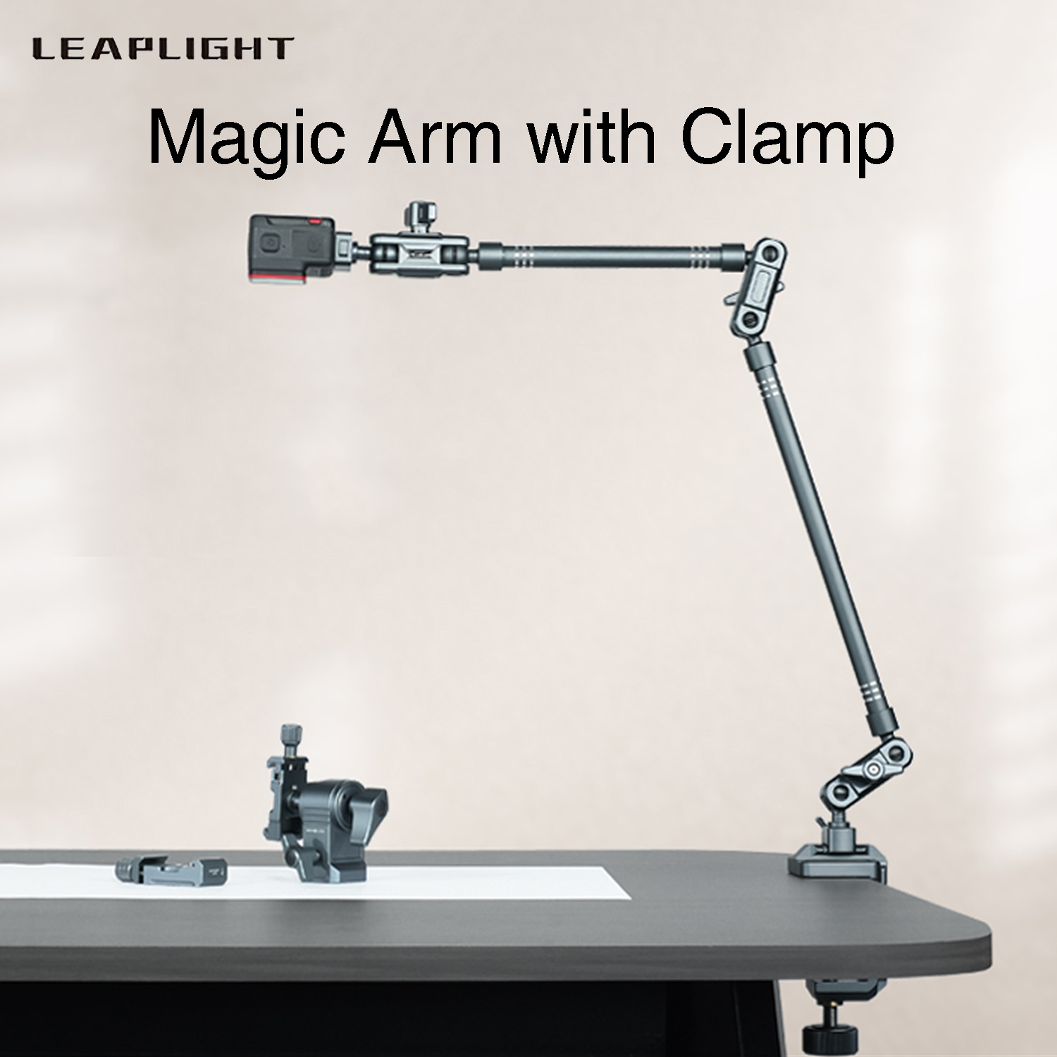 LEAPLIGHT Magic Arm W Clamp, O - đánh giá và giá Webcam Stand Clip