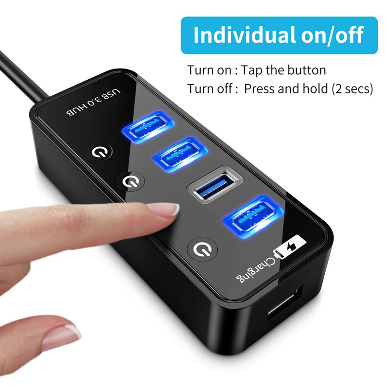 USB HUB 3.0 4 Port Smart Phone - đánh giá và giá Cable Lock Laptop