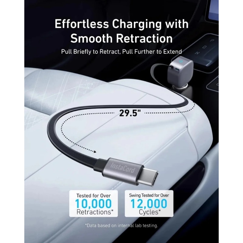 Anker A2738 Nano 75W USB-C Car - đánh giá và giá Cable Lock Laptop
