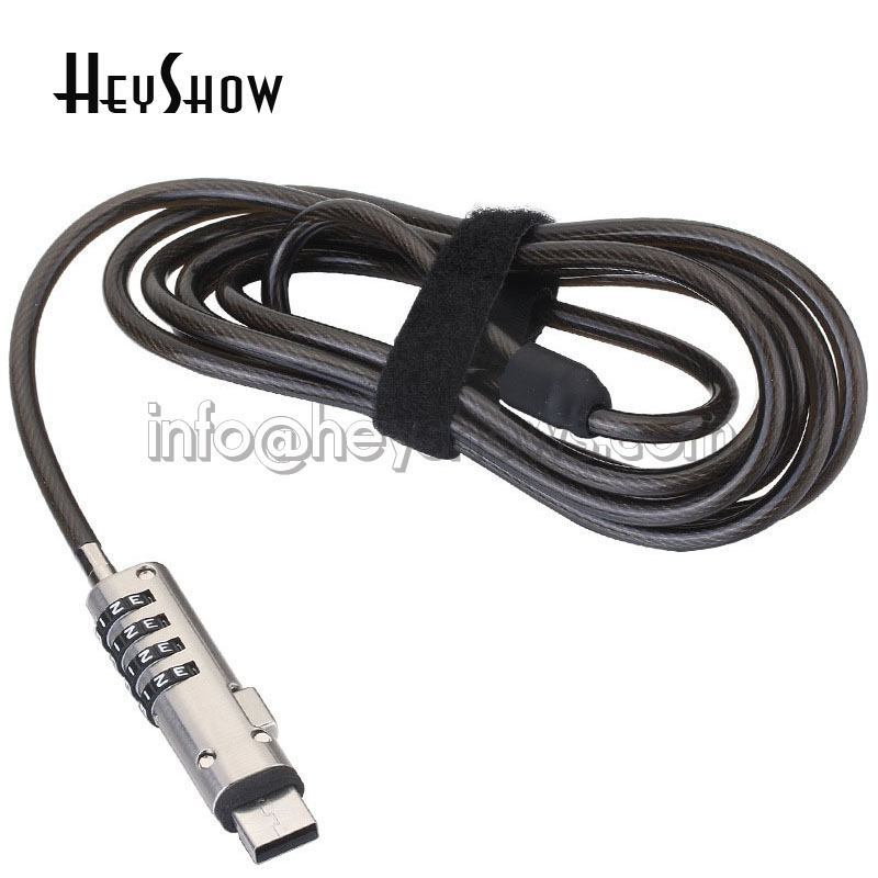 4-Digit Password Protected USB - đánh giá và giá Cable Lock Laptop
