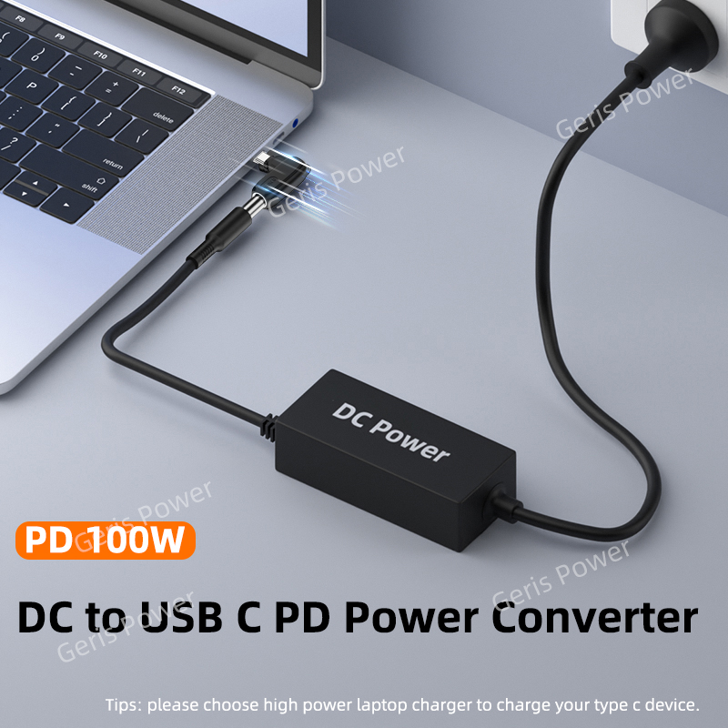 100W DC to USB C PD Power Adap - đánh giá và giá Cable Lock Laptop