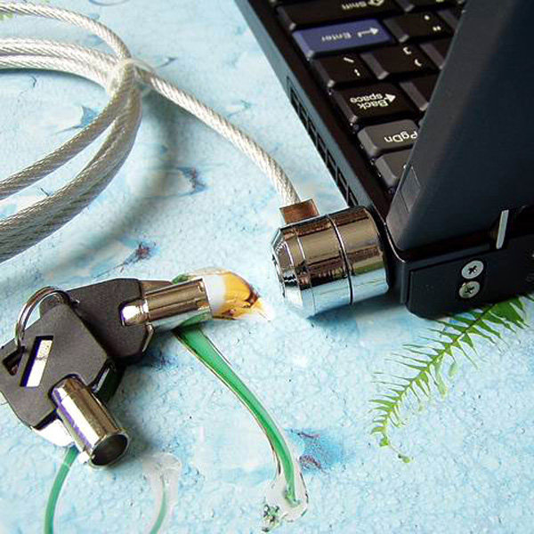 Laptop Security Lock with Key  - đánh giá và giá Cable Lock Laptop